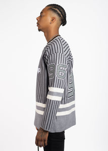 GUAPI KNIT SHARK GREY KNIT HOCKEY JERSEY