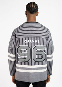 GUAPI KNIT SHARK GREY KNIT HOCKEY JERSEY