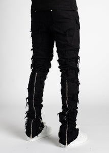 GUAPI OBSIDIAN STACKED JEANS