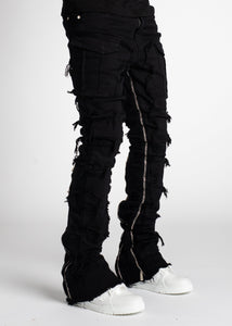 GUAPI OBSIDIAN STACKED JEANS