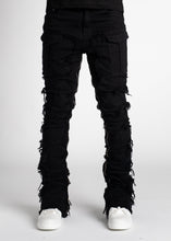 Load image into Gallery viewer, GUAPI OBSIDIAN STACKED JEANS