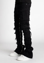 Load image into Gallery viewer, GUAPI OBSIDIAN STACKED JEANS