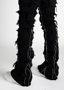 GUAPI OBSIDIAN STACKED JEANS