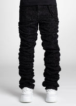 Load image into Gallery viewer, GUAPI ALL BLACK SUPER STACKED DENIM