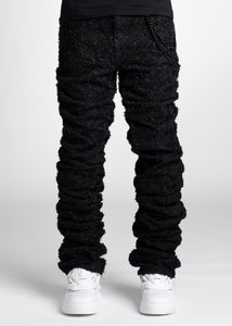 GUAPI ALL BLACK SUPER STACKED DENIM