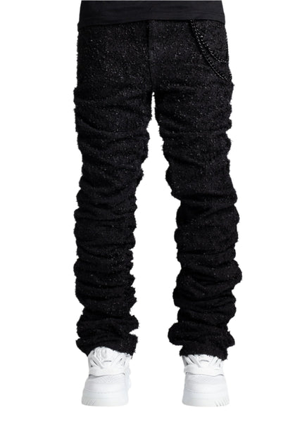 GUAPI ALL BLACK SUPER STACKED DENIM – BLUE CITY NYC