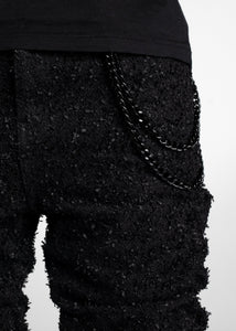 GUAPI ALL BLACK SUPER STACKED DENIM