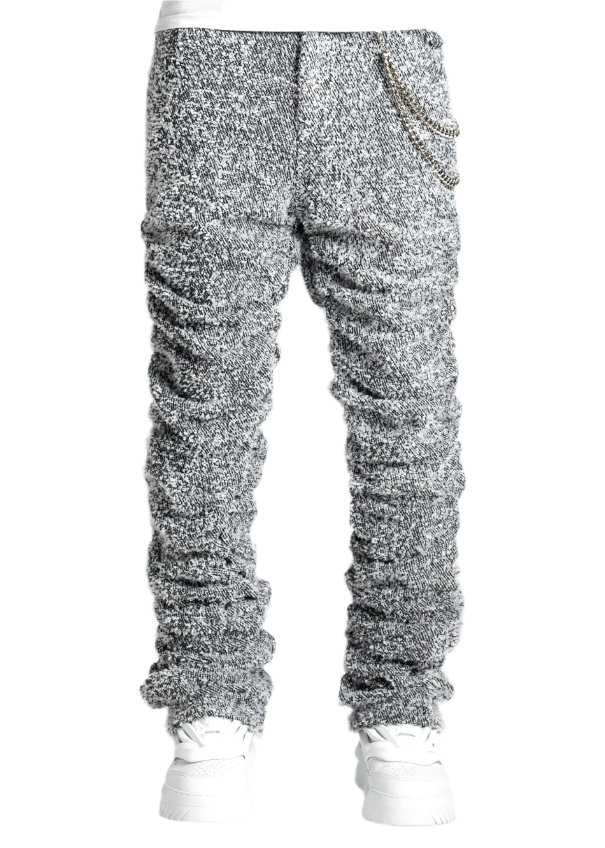 GUAPI CLOUD GREY SUPER STACKED DENIM – BLUE CITY NYC