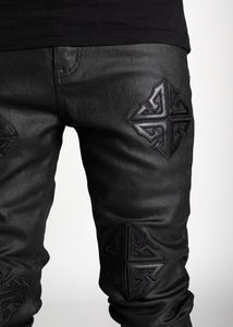 GUAPI OBSIDIAN ICON STACKED JEANS