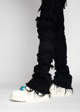 Load image into Gallery viewer, GUAPI OBSIDIAN BLOOD STACKED JEANS