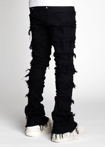 GUAPI STARRY SKY TACTICAL STACKED JEANS