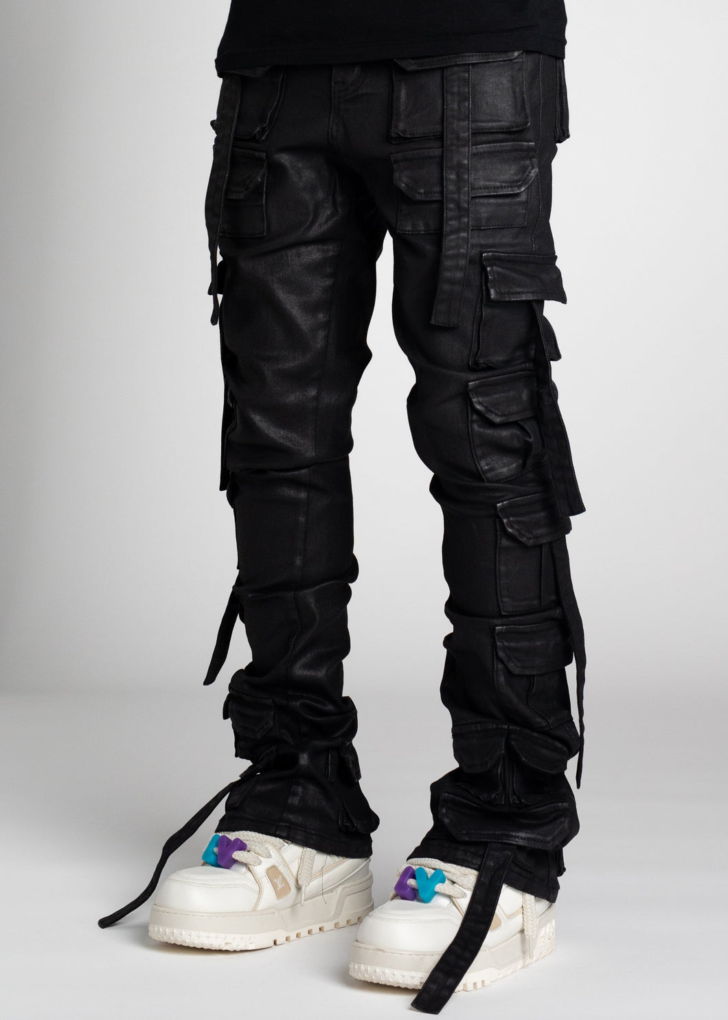 GUAPI STARRY SKY TACTICAL STACKED JEANS