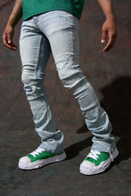 Load image into Gallery viewer, SERENEDE AZUL STACKED JEANS