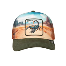 Load image into Gallery viewer, GOORIN SCORPION IN THE ELEMENT TRUCKER HAT