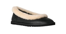 Load image into Gallery viewer, UGG WOMEN ZORA LEATHER BALLET FLAT BLACK