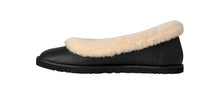 Load image into Gallery viewer, UGG WOMEN ZORA LEATHER BALLET FLAT BLACK