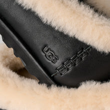 Load image into Gallery viewer, UGG WOMEN ZORA LEATHER BALLET FLAT BLACK