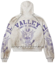 Load image into Gallery viewer, VALE FOREVER ARMY ZIP UP HOODIE