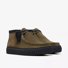 Load image into Gallery viewer, CLARKS TORHILL HI DARK OLIVE SUEDE