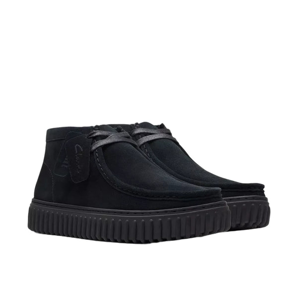 CLARKS TORHILL HI BLACK SUEDE – BLUE CITY NYC