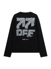 Load image into Gallery viewer, L/AB OFF-WHITE OFF ACTIVE DUCT TAPE  LONG SLEEVE T-SHIRT