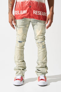 SERENEDE SULFUR STACKED JEANS