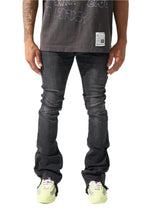 Load image into Gallery viewer, SERENEDE NICKEL STACKED JEANS