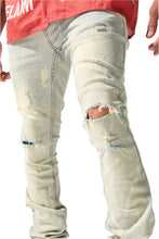 Load image into Gallery viewer, SERENEDE SULFUR  STACKED JEANS