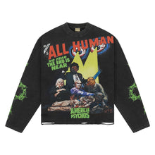 Load image into Gallery viewer, ALL HUMAN AMERICAN PSYCHOS LONG SLEVE T.SHIRT