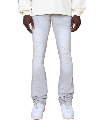 SMOKE RISE ALL RHINESTONE  JEANS