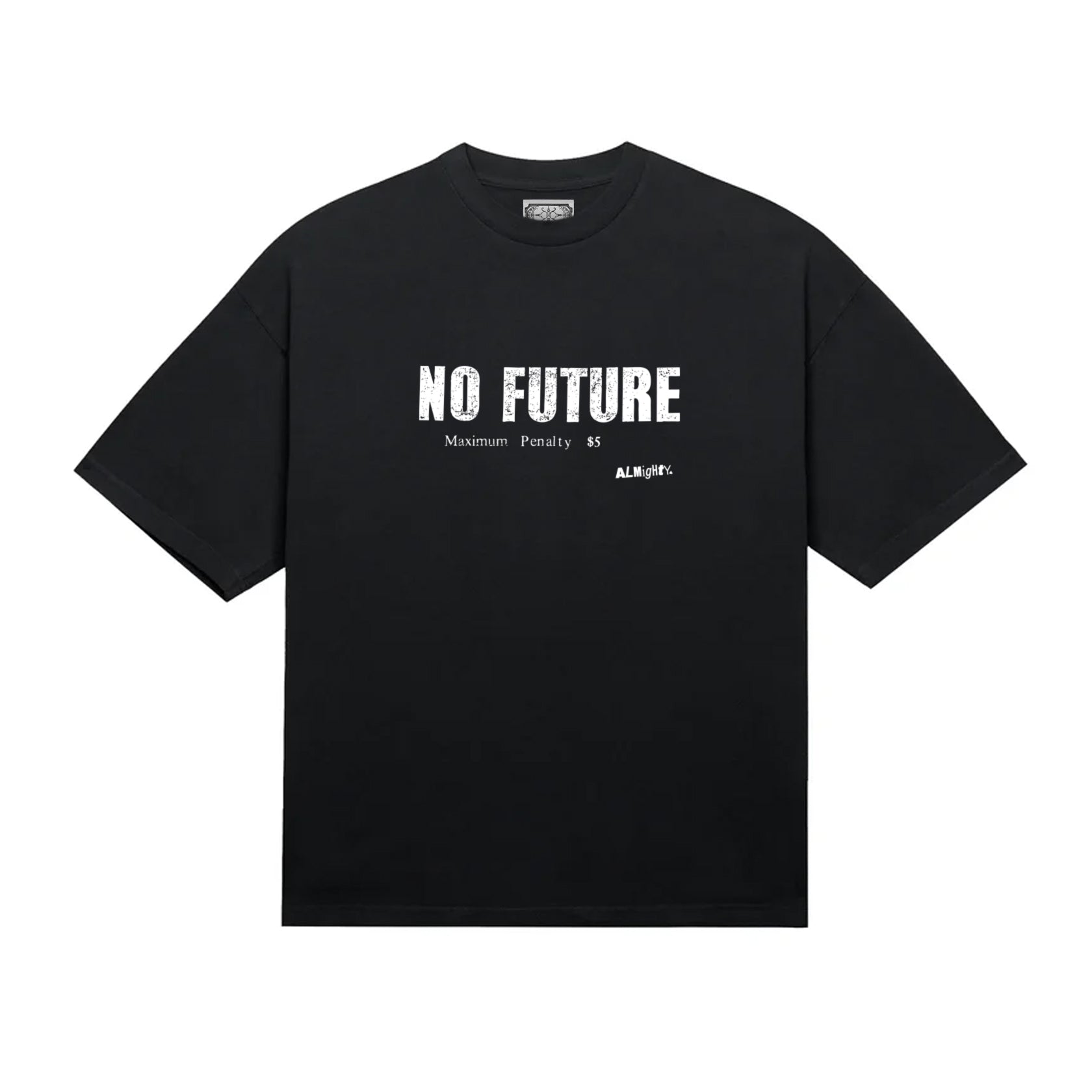 ALMIGHTY NO FUTURE T.SHIRT – BLUE CITY NYC