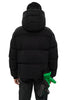 ALPHA  STYLE KUDU COZY DOUBLE HOODIE PUFFER JACKET
