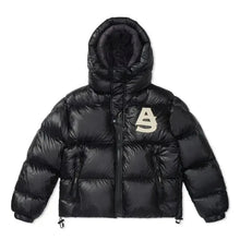 Load image into Gallery viewer, ALPHASTYLE KUDU GEN DOUBLE HOODIE GLOSSY PUFFER JACKET