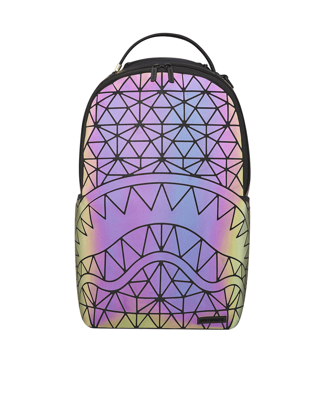 SPRAYGROUND ELECTROLUMINESCENT SHARK DLXSV BACKPACK BLUE CITY NYC