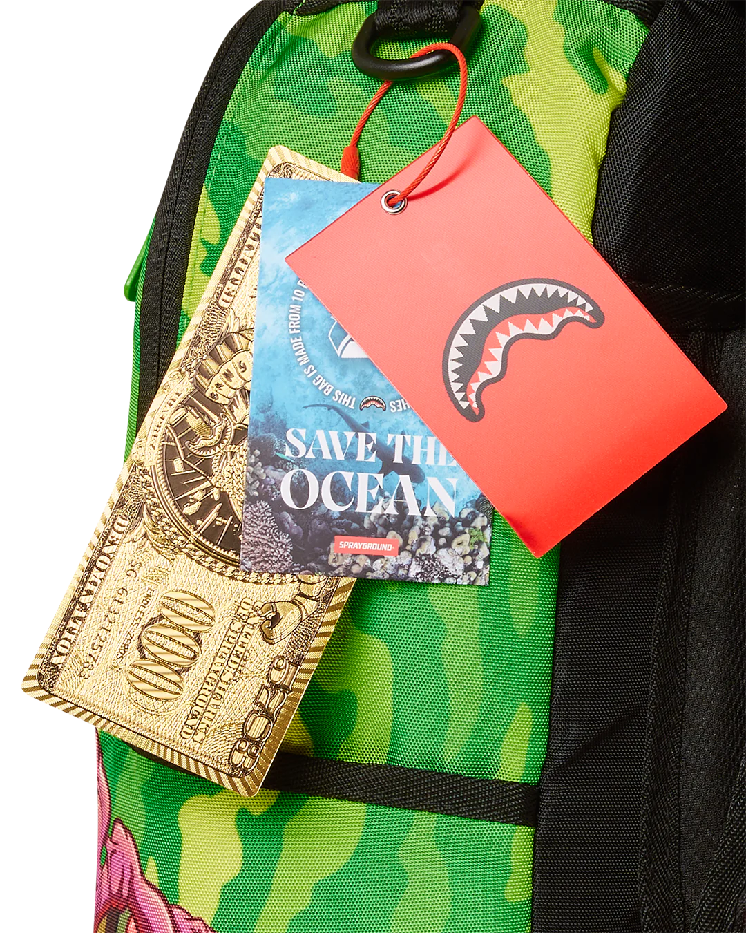 SPRAYGROUND RICK MORTY GOT THE GUTS BACKPACK BLUE CITY NYC