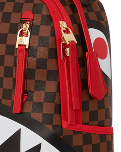 SPRAYGROUND ALL OR NOTHING SHARKS IN PARIS BACKPACK RED SHARKS IN PARIS DLXV (B5501)
