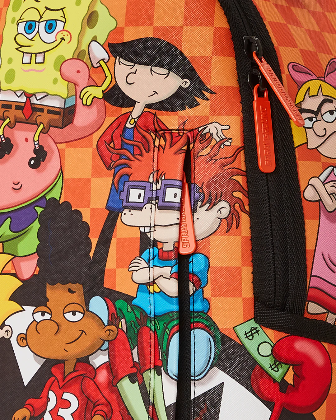 Sprayground x Nickelodeon 90's Characters Chilling Orange Backpack