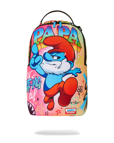 SPRAYGROUND PAPA SMURFS  ON THE RUN BACKPACK