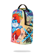 Load image into Gallery viewer, SPRAYGROUND PAPA SMURFS  ON THE RUN BACKPACK