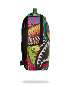 SPRAYGROUND PSYCHO WORLD OF FUN BACKPACK (WITH REMOVABLE VELCRO EYE PATCHES)