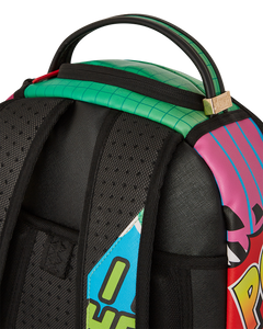 SPRAYGROUND PSYCHO WORLD OF FUN BACKPACK (WITH REMOVABLE VELCRO EYE PATCHES)