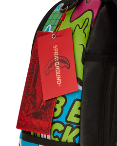 SPRAYGROUND PSYCHO WORLD OF FUN BACKPACK (WITH REMOVABLE VELCRO EYE PATCHES)