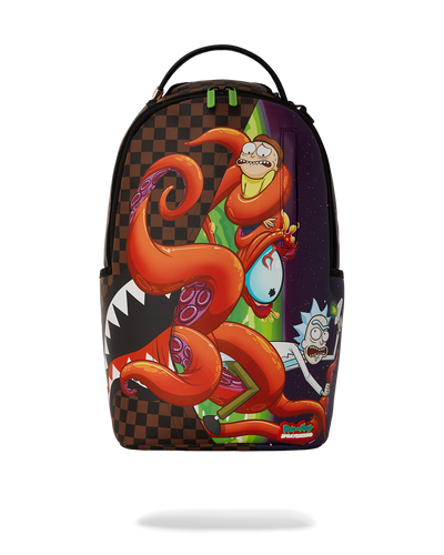 SPRAYGROUND RICK AND MORTY STUCK IN A PICKLE BACKPACK