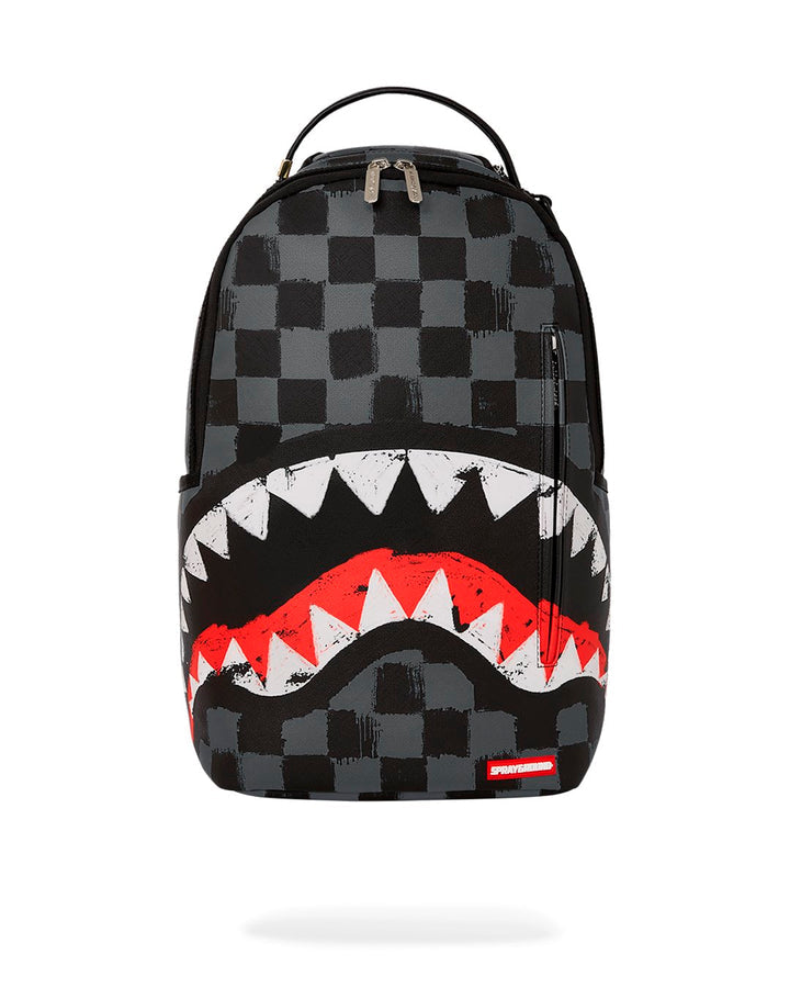 Sprayground red outlet shark