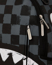 Load image into Gallery viewer, SPRAYGROUND SHARKS IN PARIS PAINT GRAY DLXSV BACKPACK