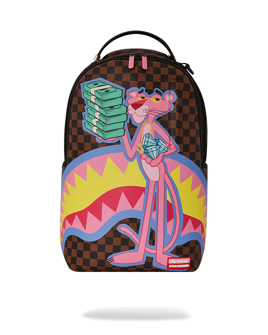 SPRAYGROUND PINK PANTHER WE OUT HERE BACKPACK