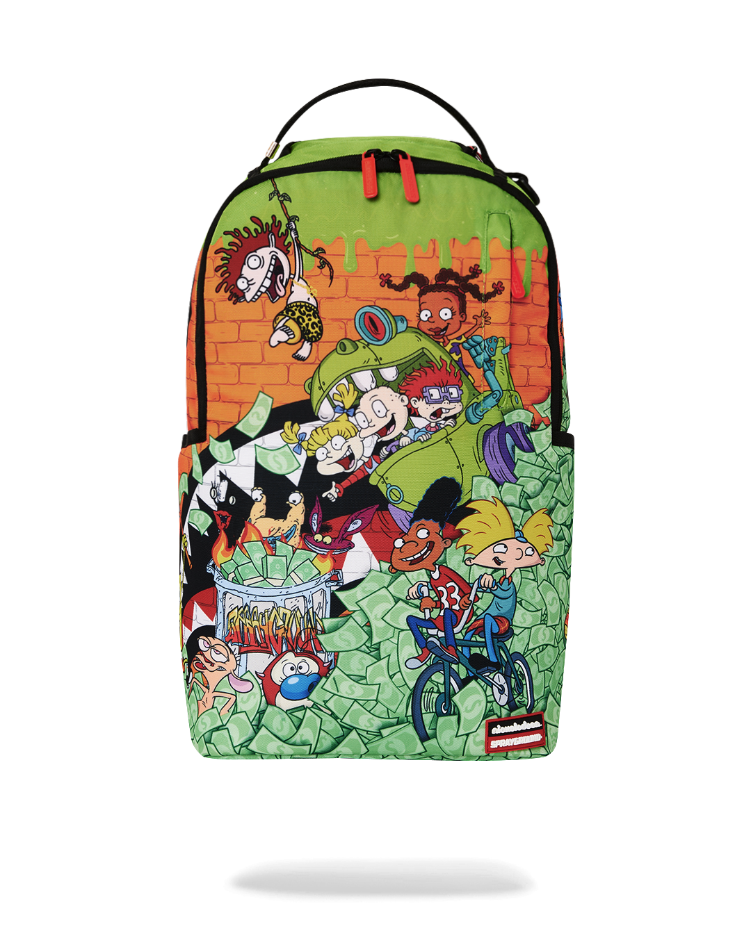 SPRAYGROUND NICK 90S FUN TIMES DLXSR BACKPACK BLUE CITY NYC