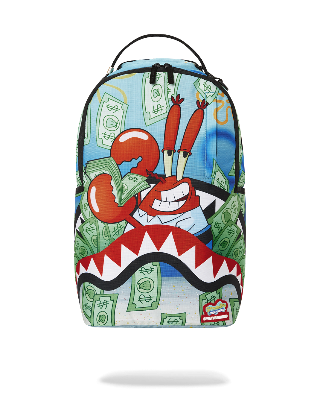 mr krabs nike backpack SPRAYGROUND MR. KRABS ACCOUNTS PAYABLE DLXSR BACKPACK