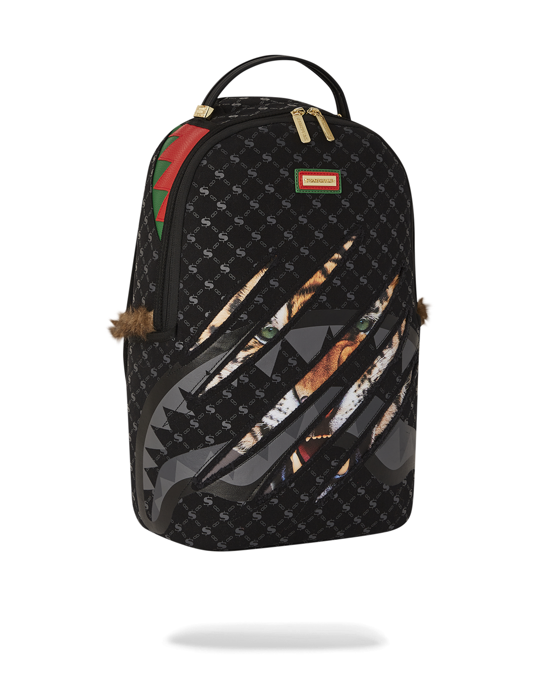 SPRAYGROUND DON T MESS WITH MY TIGER DLXSV BACKPACK BLUE CITY NYC