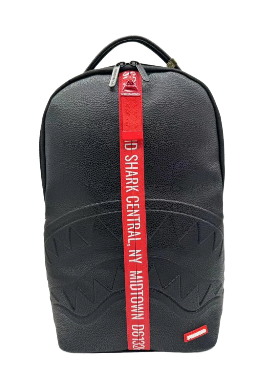 SPRAYGROUND SHARK CENTRAL NEXT STOP ZIP BACKPACK